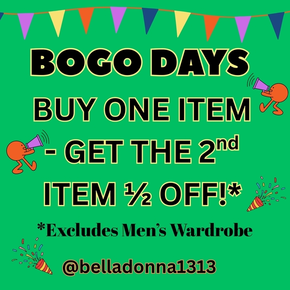 Other - BOGO Days Promotional Sign